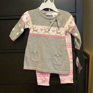 Two piece sweater set. New with tags. 18 months.